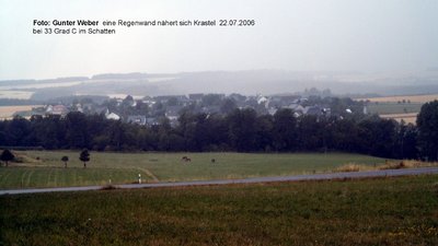 Regen bringt kurze Abkühlung